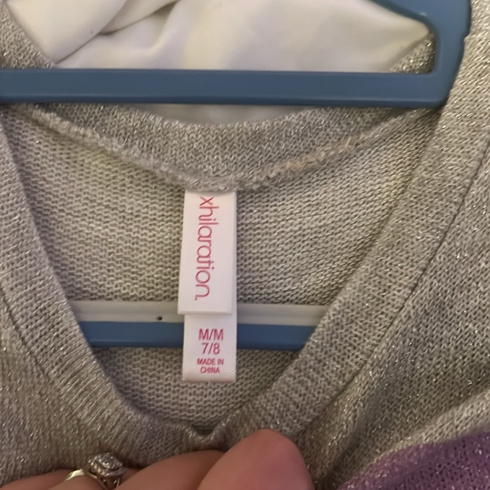 Exhilaration light sweater for girls 7/8 - Picture 3 of 3